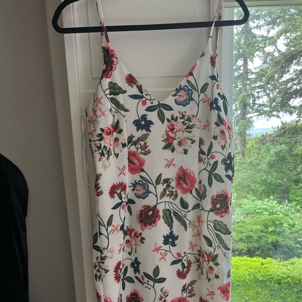 Floral Print Midi Dress Re:Named